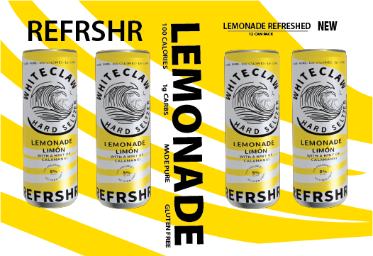 Lemonade Whiteclaw Advertisement